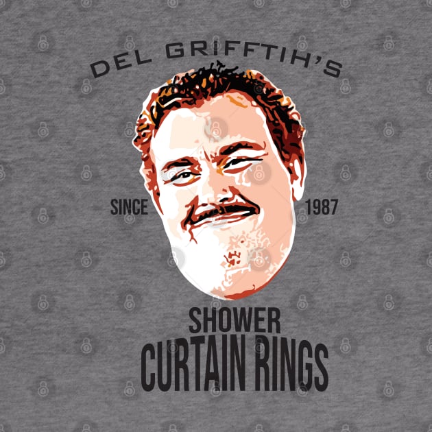 Del Griffith's Shower Curtain Rings - Since 1987 by Geminiguys